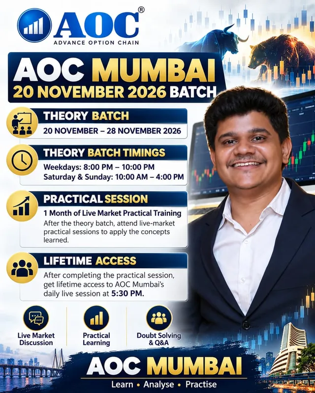 Basic to Advance Option Chain Course – Mumbai poster