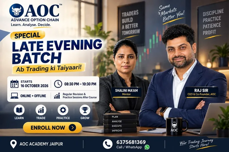 Basic to Advance Option Chain Course – Jaipur poster
